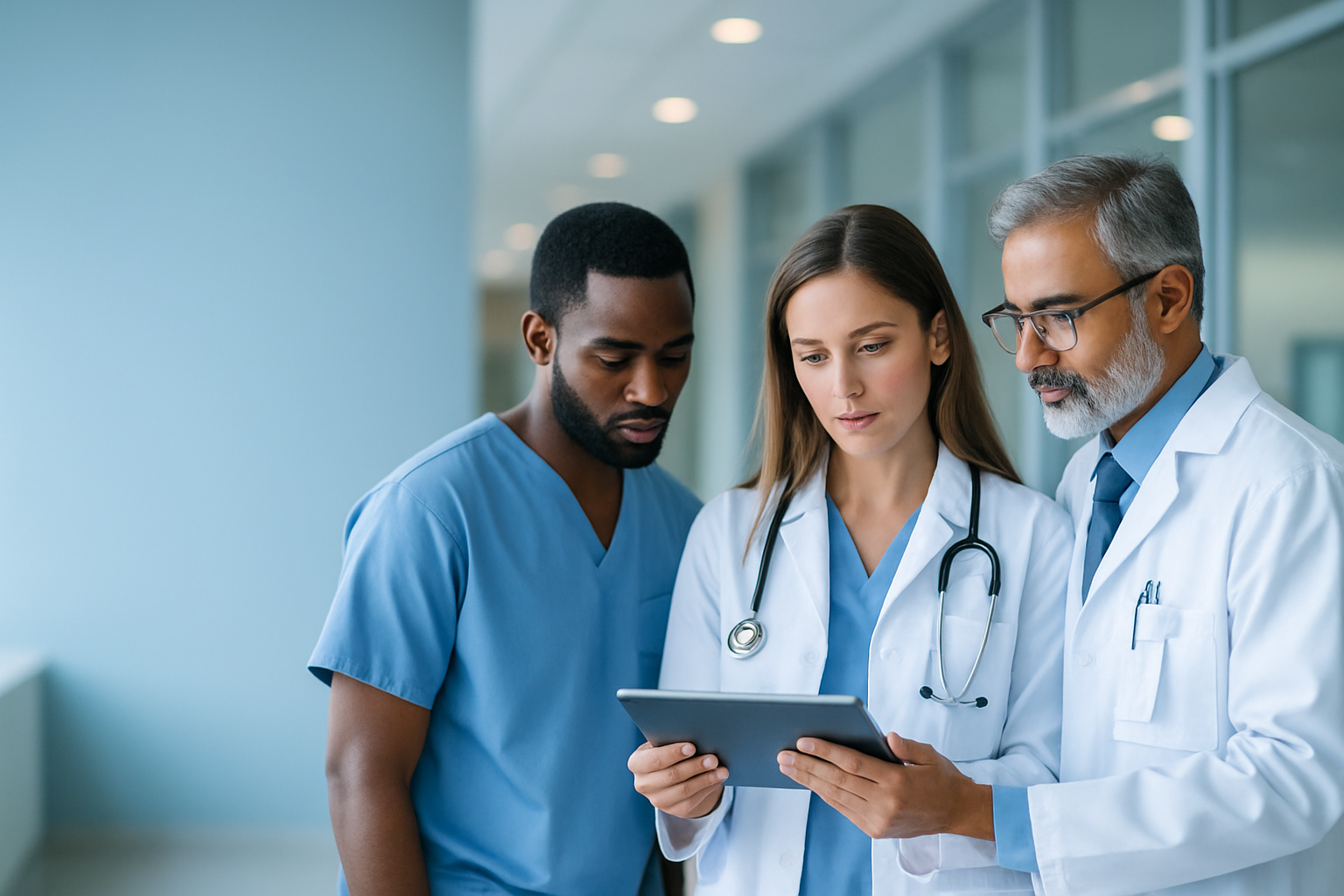 Healthcare professionals collaboration